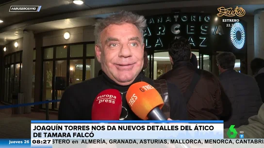 Joaquín Torres desvela la reacción de Isabel Presyler tras su polémica con Tamara Falcó: "Me pidió perdón" Joaquín Torres desvela la reacción de Isabel Presyler tras su polémica con Tamara Falcó: "Me pidió perdón"