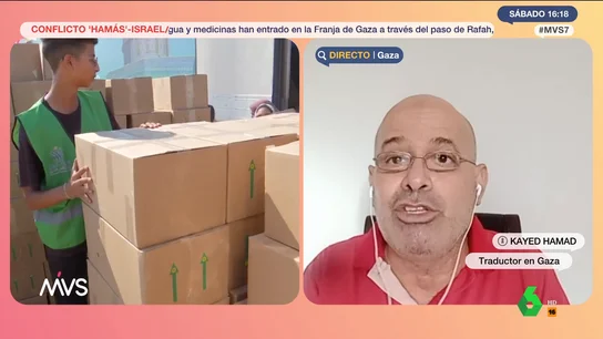 Kayed Hamad asegura que la ayuda es "propaganda barata": "Así necesitamos un año y medio para salvar a quienes se están muriendo" Kayed Hamad asegura que la ayuda es "propaganda barata": "Así necesitamos un año y medio para salvar a quienes se están muriendo"
