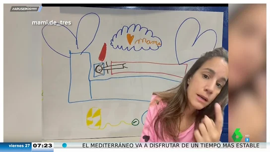 La reacción de una niña cuando su profe le pide que dibuje a la persona que más quiere haciendo lo que más le gusta La reacción de una niña cuando su profe le pide que dibuje a la persona que más quiere haciendo lo que más le gusta