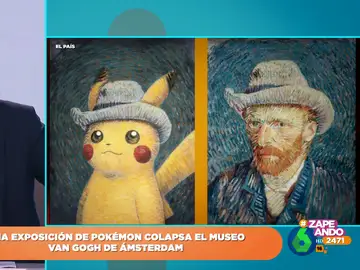 La exposición conjunta de Van Gogh y Pokemon que colapsa un museo de Ámsterdam: &quot;Si lo ve se corta la otra oreja&quot;