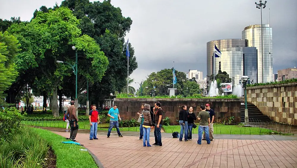 Plaza del Obelisco. Guatemala
