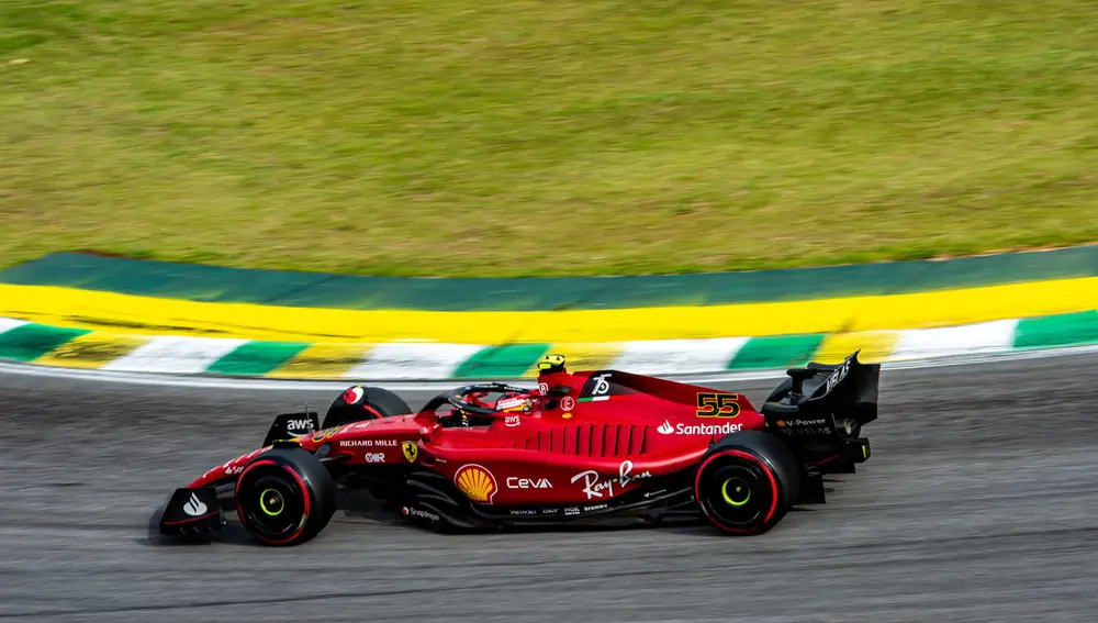 Carlos Sainz en el GP de Brasil 2022