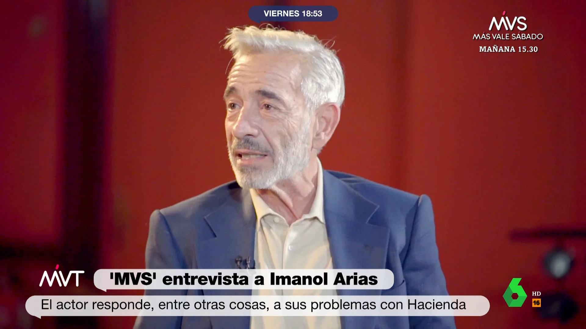 Así justifica Imanol Arias su deuda de tres millones con Hacienda