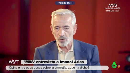 La tajante respuesta de Imanol Arias a Boris Izaguirre al ser preguntado por la amnistía en MVS La tajante respuesta de Imanol Arias a Boris Izaguirre al ser preguntado por la amnistía en MVS