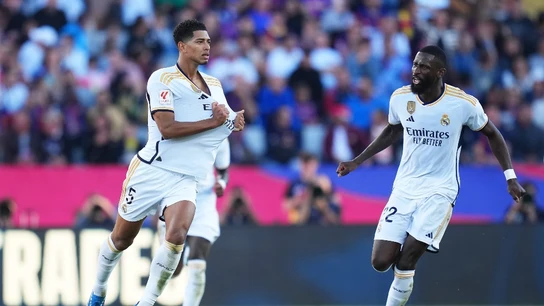 Bellingham celebra el gol de la victoria en El Clásico Bellingham celebra el gol de la victoria en El Clásico