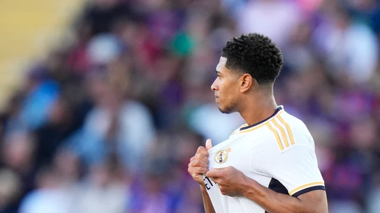 Jude Bellingham celebra un gol del Real Madrid Jude Bellingham celebra un gol del Real Madrid