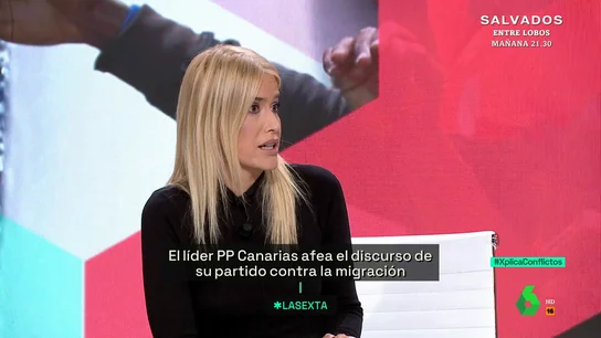 Afra Blanco, "asustada y preocupada" porque el PP defiende "tesis xenófobas y racistas". Afra Blanco, "asustada y preocupada" porque el PP defiende "tesis xenófobas y racistas".