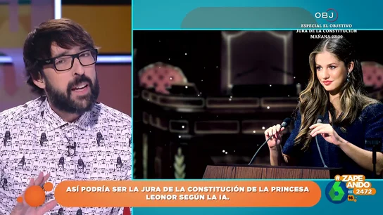 Zapeando le pide a una IA que genere un discurso para que la princesa Leonor jure la Constitución Zapeando le pide a una IA que genere un discurso para que la princesa Leonor jure la Constitución