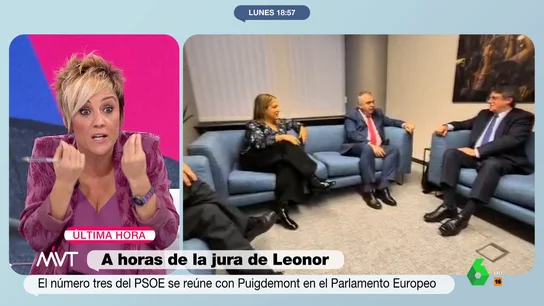Cristina Pardo, a Tania Sánchez: ¿Cómo los políticos le podéis dar tan poco valor a la palabra dada? "Los políticos prometéis cosas a los ciudadanos, os presentáis a las elecciones con un discurso y me parece bien cambiar de idea, pero lo tienes que explicar", afirma la presentadora en este vídeo sobre el cambio de postura del PSOE sobre la amnistía.