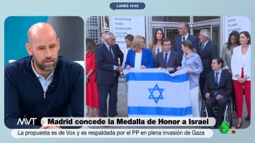 Gonzalo Miró, sobre la Medalla de Honor de Madrid a Israel: Premiar un genocidio demuestra el nivel de esta panda de miserables