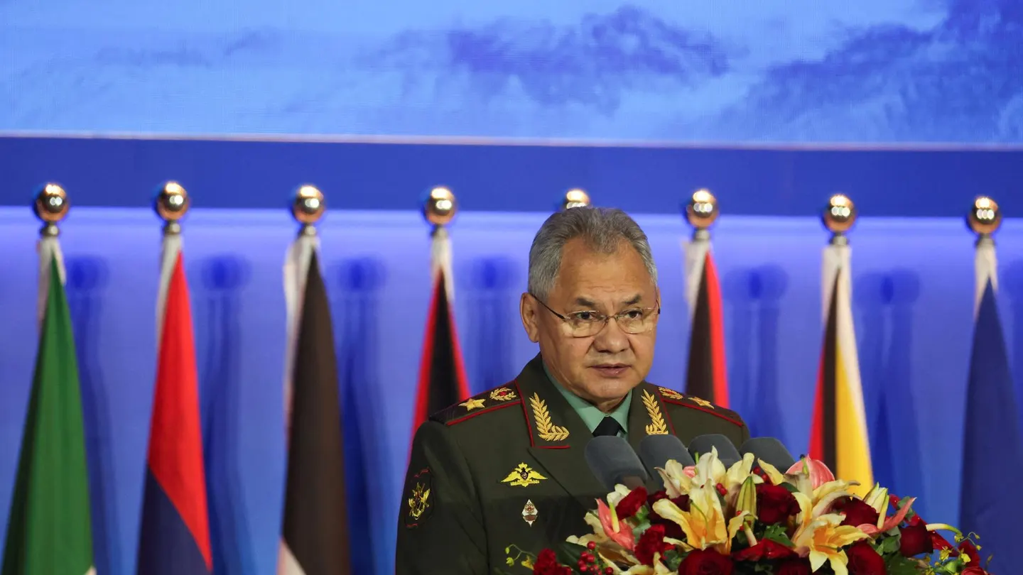 El ministro de Defensa ruso, Sergei Shoigu, en el Foro Xiangshan de Pekín (China) el 30 de octubre de 2023 El ministro de Defensa ruso, Sergei Shoigu, en el Foro Xiangshan de Pekín (China) el 30 de octubre de 2023