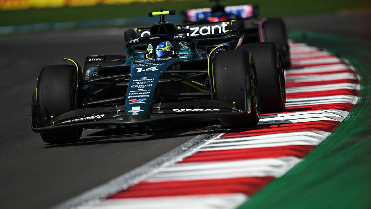 Fernando Alonso en el GP de México Fernando Alonso en el GP de México