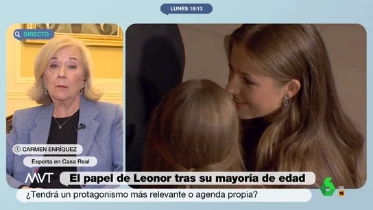 El mensaje de Carmen Enríquez a los republicanos de Más Vale Tarde "Me estoy divirtiendo mucho con vuestros comentarios", comienza Carmen Enríquez su intervención en Más Vale Tarde donde analiza la jura de la Constitución de la princesa Leonor. Su 'mensaje' a los "republicanos" del programa, en este vídeo.