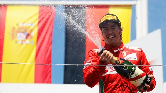 Fernando Alonso, en Valencia 2012 Fernando Alonso, en Valencia 2012