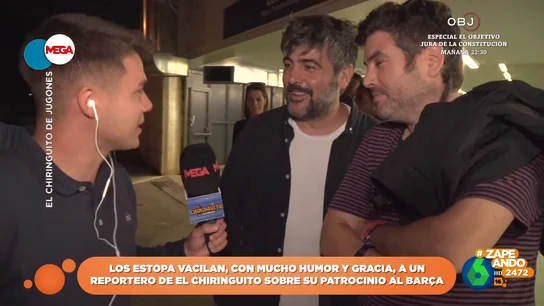 La divertida comparación de Estopa a su salida del Clásico: "Somos los Rolling Stones de Aliexpress" La divertida comparación de Estopa a su salida del Clásico: "Somos los Rolling Stones de Aliexpress"