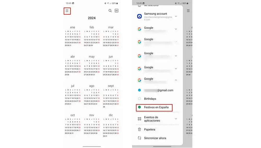 Calendario de Google Calendario de Google