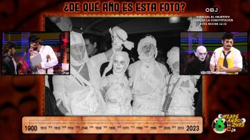 La foto de un grupo de amigos disfrazados de momias en la noche de Halloween que despista a Dani Mateo