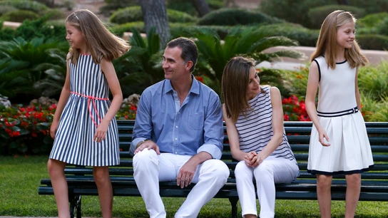 La princesa Leonor en el palacio de Marivent en Mallorca La princesa Leonor en el palacio de Marivent en Mallorca