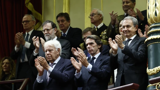 Felipe González, José María Aznar, José Luis Rodríguez Zapatero y Mariano Rajoy Felipe González, José María Aznar, José Luis Rodríguez Zapatero y Mariano Rajoy