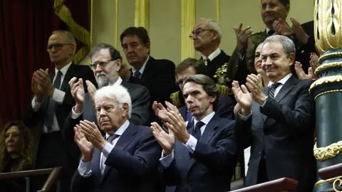 Felipe González, José María Aznar, José Luis Rodríguez Zapatero y Mariano Rajoy Felipe González, José María Aznar, José Luis Rodríguez Zapatero y Mariano Rajoy