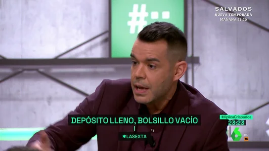 Camarero, economista: "Nos hemos gastado todos miles de millones de euros para que el del Ferrari se beneficie de 20 céntimos" Camarero, economista: "Nos hemos gastado todos miles de millones de euros para que el del Ferrari se beneficie de 20 céntimos"