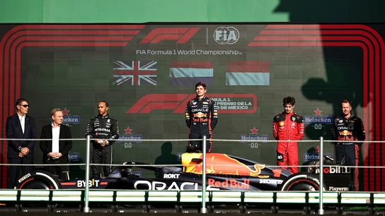Podio del GP de México Podio del GP de México