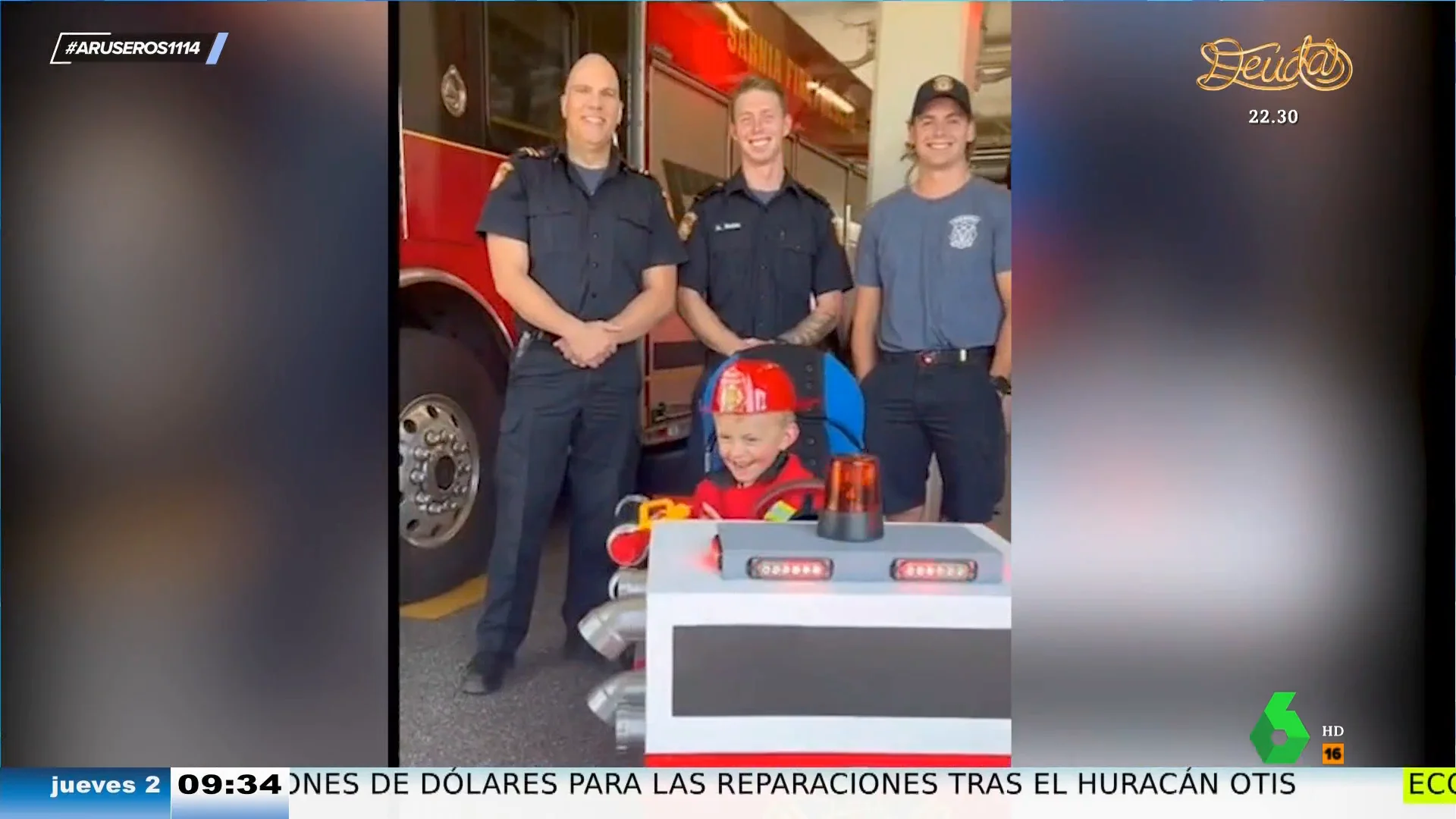 niño bombero