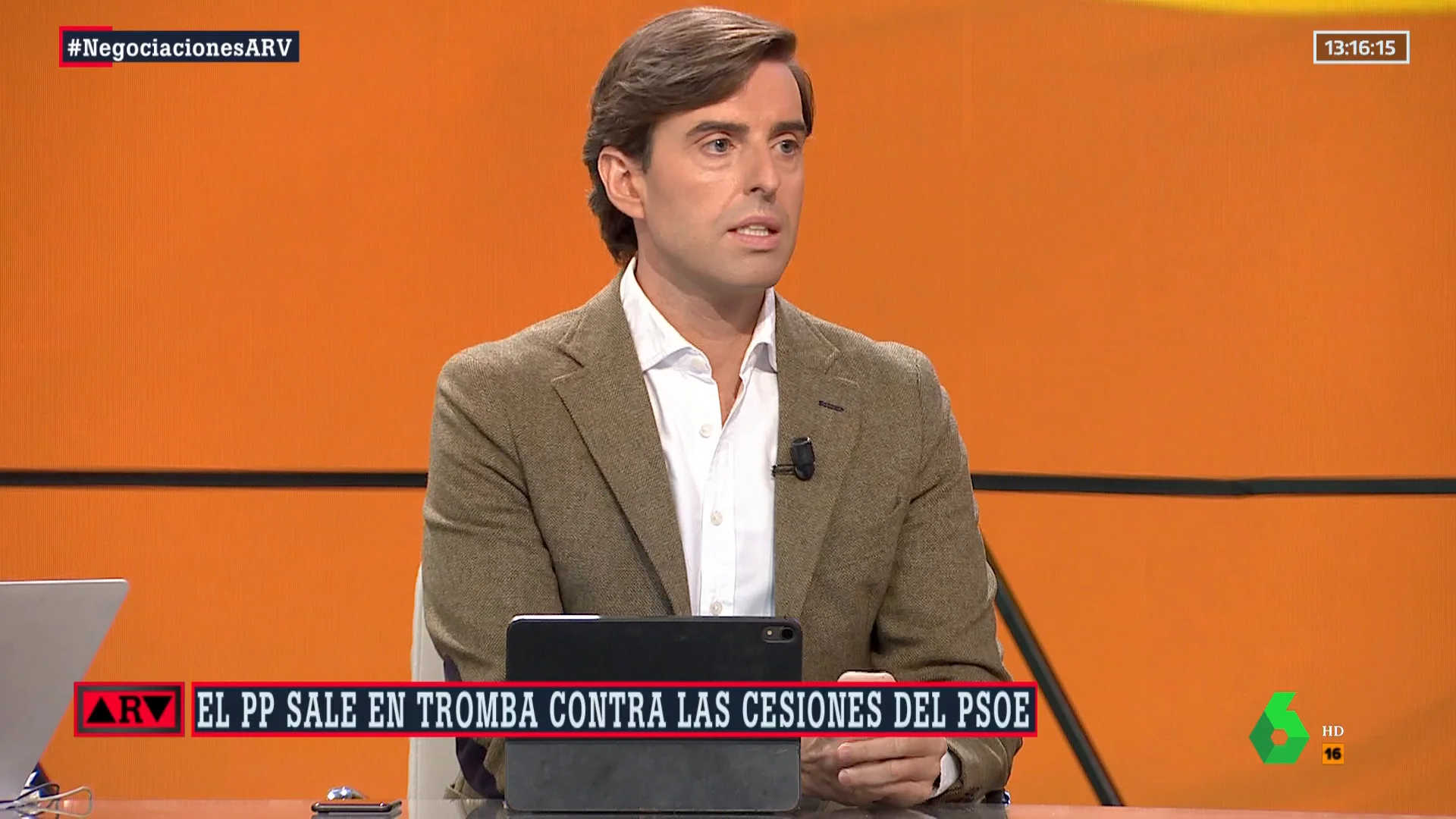 Pablo Montesinos, en Al Rojo Vivo