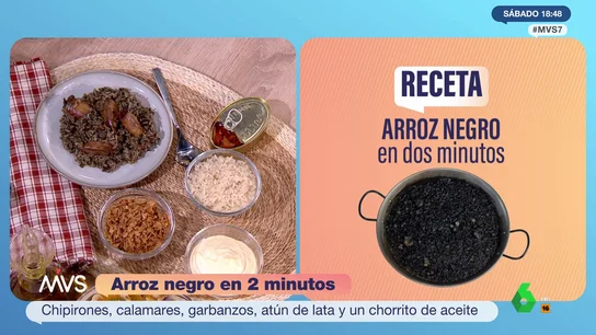 Gipsy Chef cocina arroz negro con chipirones en MVS  Gipsy Chef cocina arroz negro con chipirones en MVS
