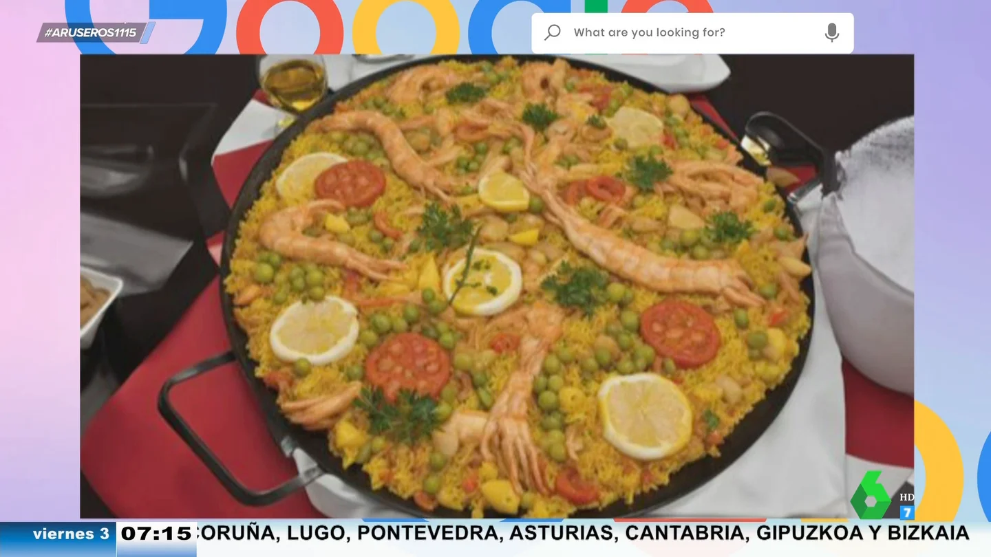 Con tomate, aceitunas y arroz pasado, la paella perfecta según la Inteligencia Artificial: "Como se nota que ella no come" Con tomate, aceitunas y arroz pasado, la paella perfecta según la Inteligencia Artificial: "Como se nota que ella no come"