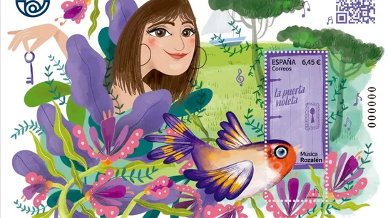 Correos emite un sello dedicado a la cantante Rozalén Correos emite un sello dedicado a la cantante Rozalén
