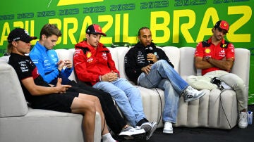 Rueda de prensa previa al GP de Brasil F1