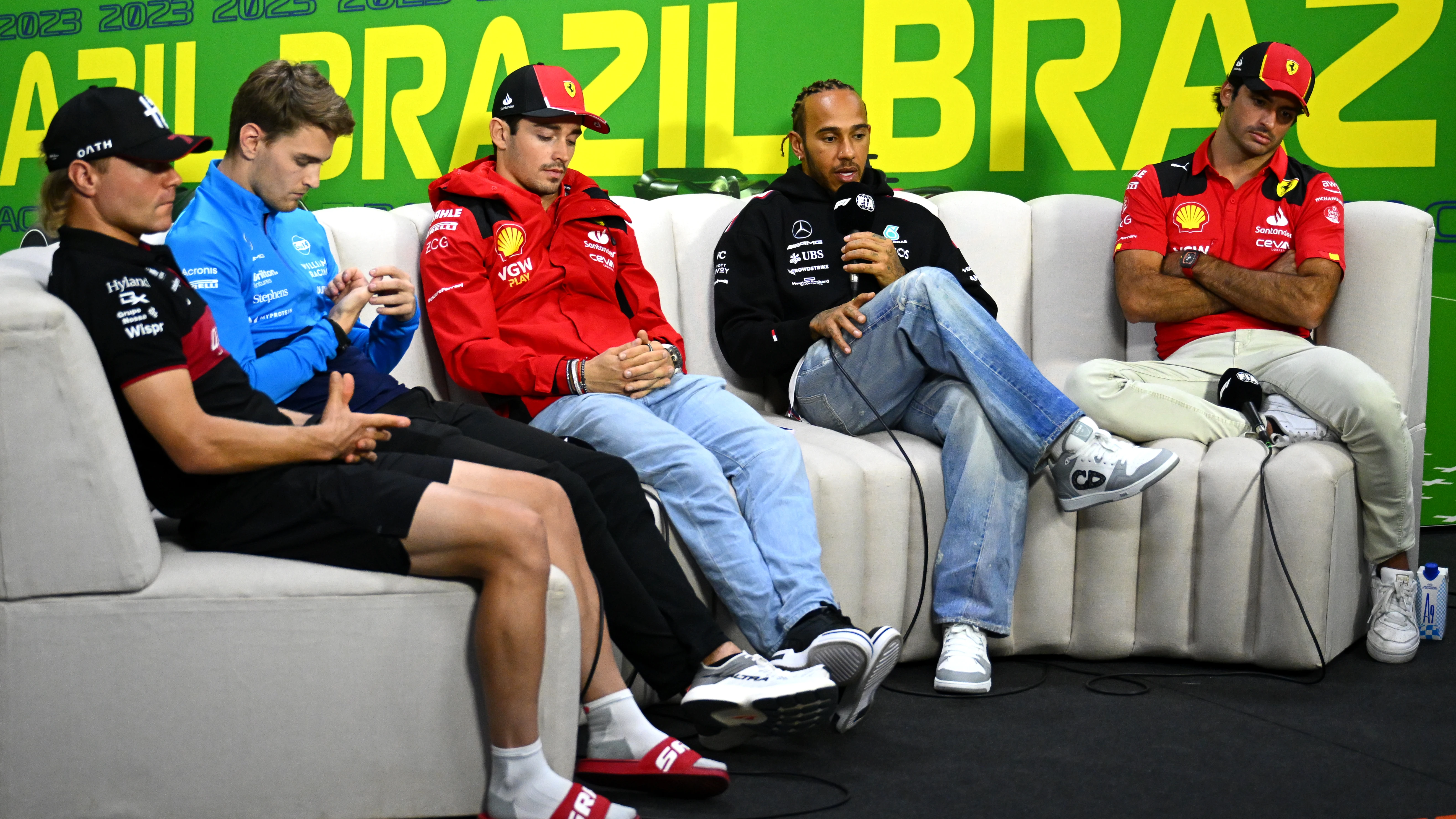 Rueda de prensa previa al GP de Brasil F1