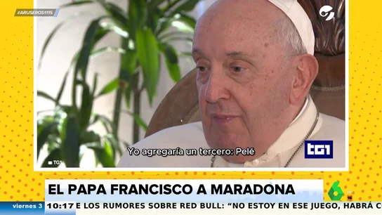 El papa Francisco, tajante contra Maradona: "Como jugador fue un grande, pero como hombre fracasó" El papa Francisco, tajante contra Maradona: "Como jugador fue un grande, pero como hombre fracasó"