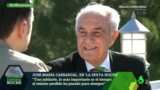 La reflexión de José María Carrascal: "A partir de la jubilación lo más importante es el tiempo" La reflexión de José María Carrascal: "A partir de la jubilación lo más importante es el tiempo"