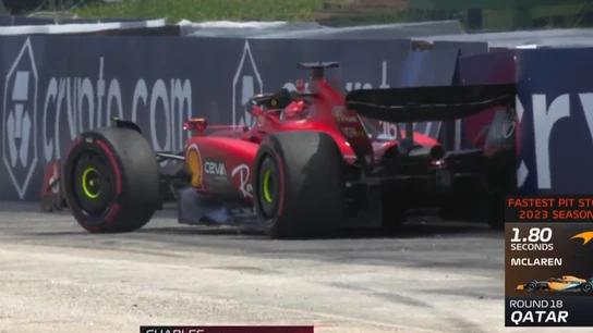 "Leclerc, contra el muro "Leclerc, contra el muro
