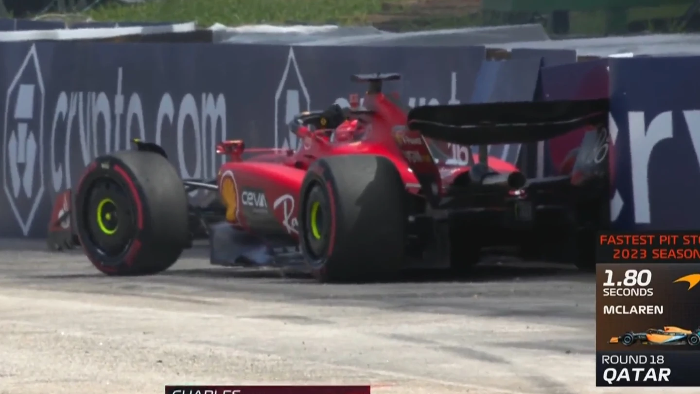 "Leclerc, contra el muro "Leclerc, contra el muro