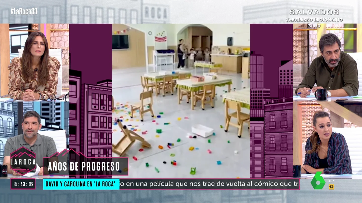 LA ROCA La ironía de Juan del Val al ver unos niños recogiendo los juguetes: "¡Mira! Cómo mis hijos su cuarto!" LA ROCA La ironía de Juan del Val al ver unos niños recogiendo los juguetes: "¡Mira! Cómo mis hijos su cuarto!"