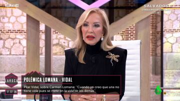 Carmen Lomana niega haber llamado gorda a Pilar Vidal