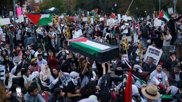 Protesta propalestina en Washington