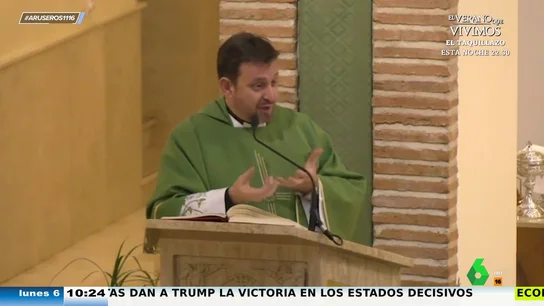 La polémica reflexión del cura de Valdepeñas con ladrido incluido: "Las mujeres tenéis otro tipo de delicadeza" La polémica reflexión del cura de Valdepeñas con ladrido incluido: "Las mujeres tenéis otro tipo de delicadeza"