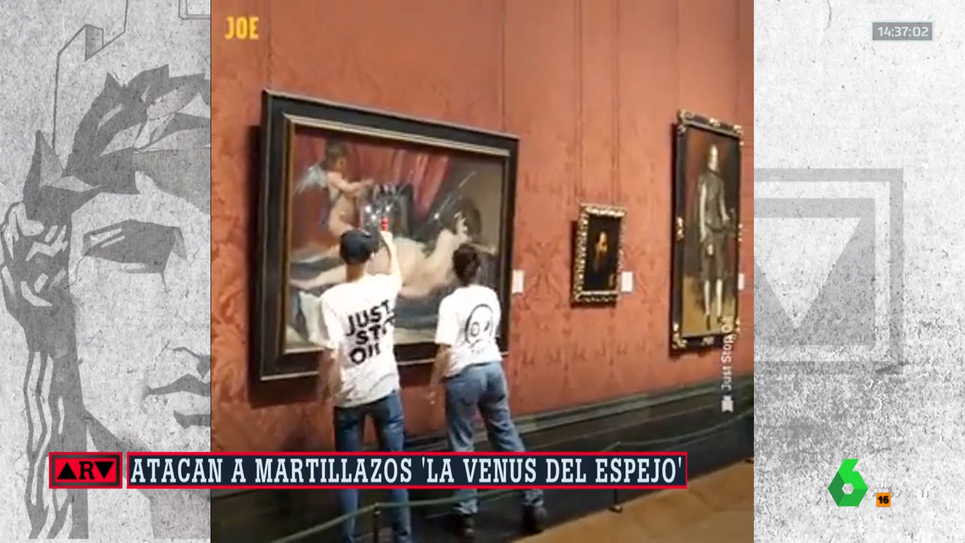 Activistas climáticos atacan a martillazos la 'Venus del Espejo' de Velázquez en la National Gallery de Londres