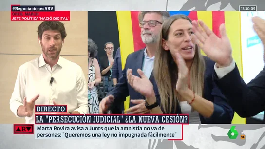 Oriol March analiza la relación entre ERC y Junts: "Parece que se hayan negociado dos amnistías" Oriol March analiza la relación entre ERC y Junts: "Parece que se hayan negociado dos amnistías"