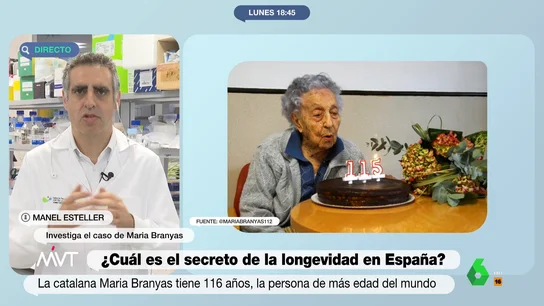 Los secretos de la longevidad de María, la mujer catalana con 116 años: "No tiene hábitos tóxicos" Los secretos de la longevidad de María, la mujer catalana con 116 años: "No tiene hábitos tóxicos"