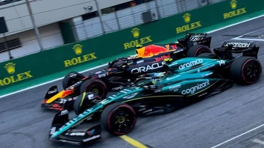 Fernando Alonso y 'Checo' Pérez Fernando Alonso y 'Checo' Pérez