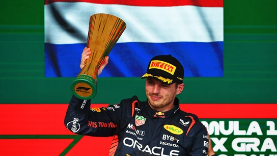 Max Verstappen, tras ganar el GP de Brasil Max Verstappen, tras ganar el GP de Brasil