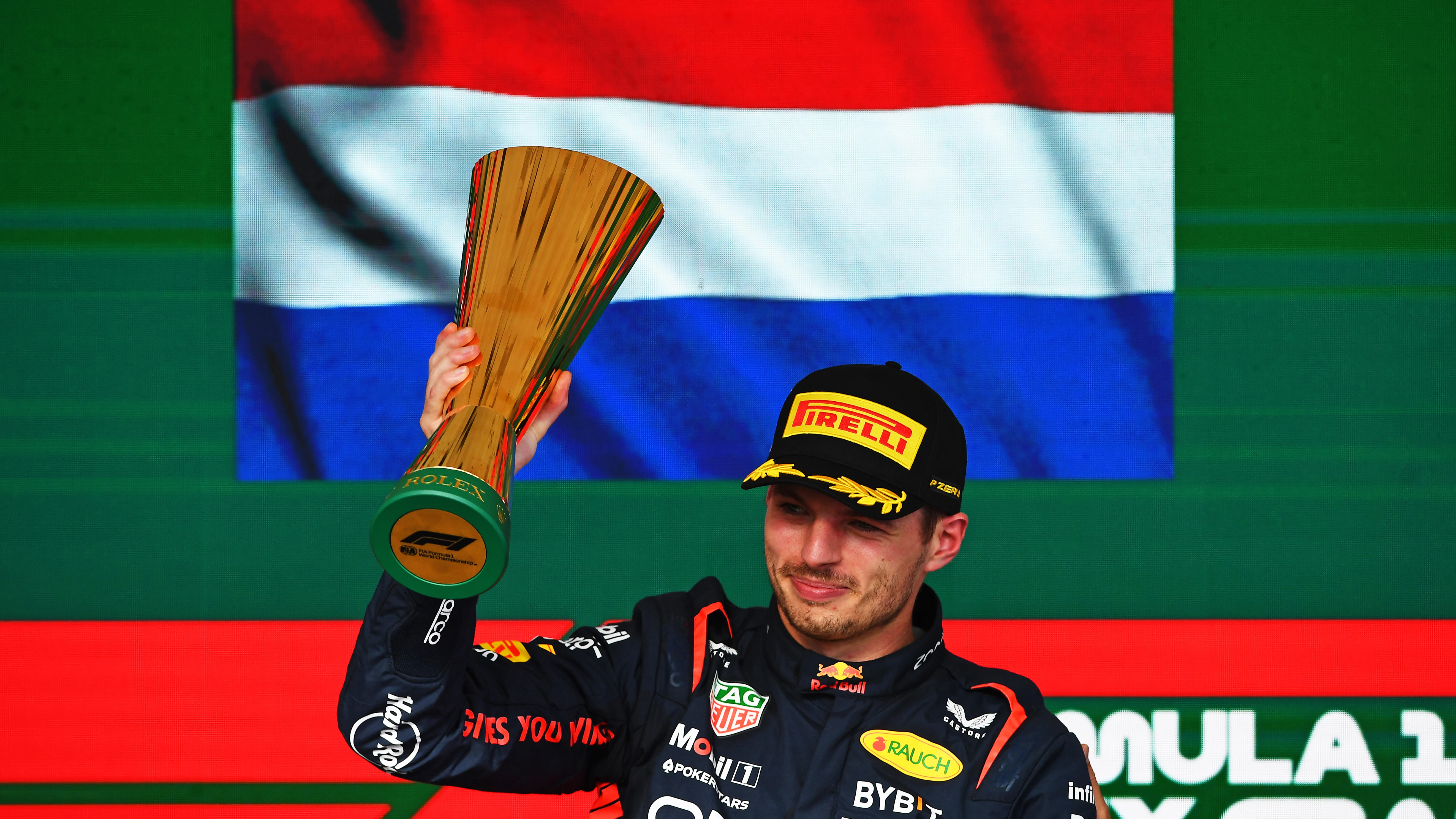 Max Verstappen, tras ganar el GP de Brasil