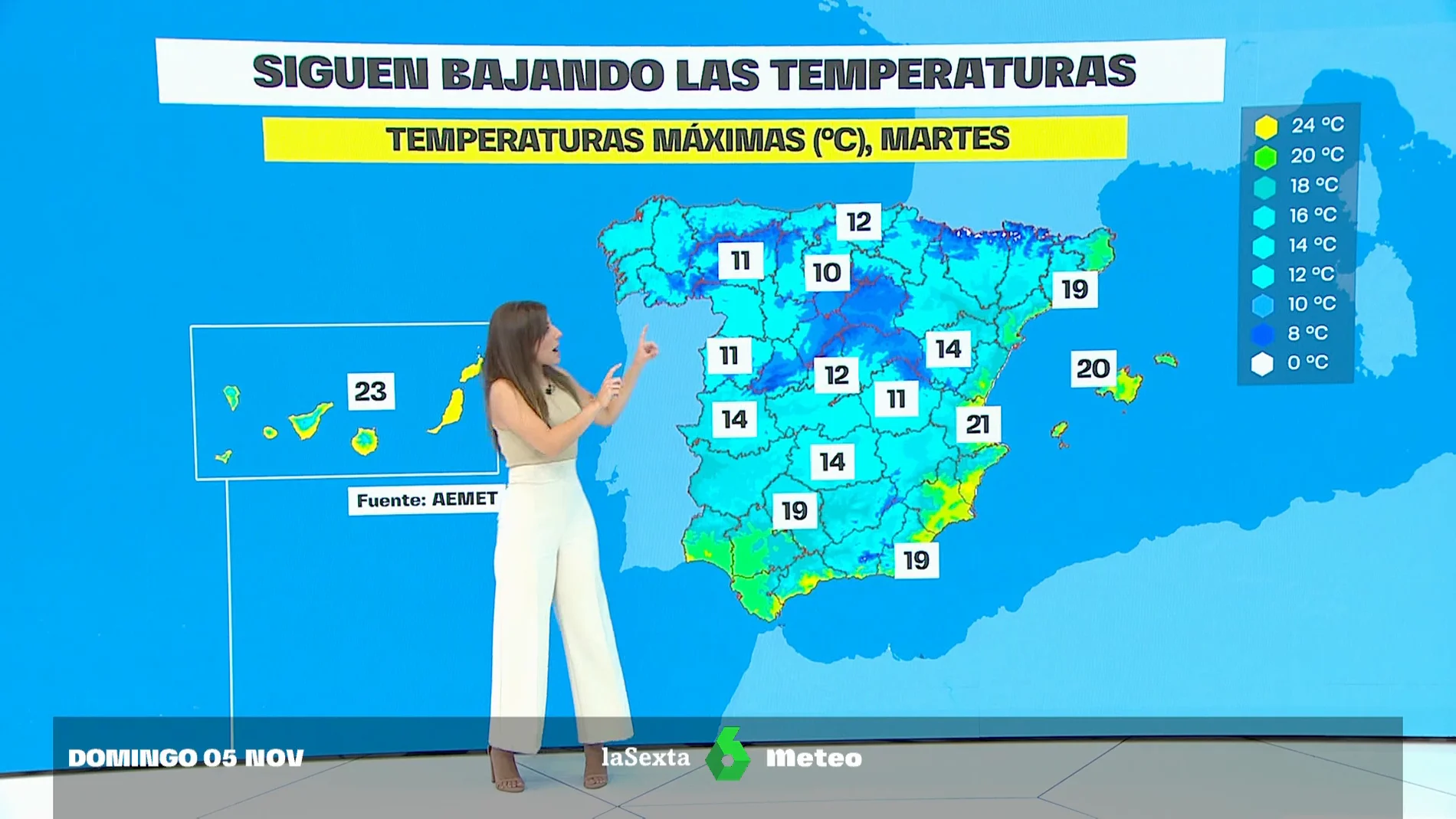 Predominio de sol en gran parte de España y bajas temperaturas en el norte a un mes de la llegada del invierno Predominio de sol en gran parte de España y bajas temperaturas en el norte a un mes de la llegada del invierno