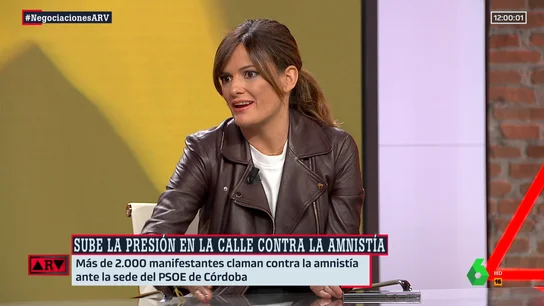 ARV La advertencia de Pilar Gómez: "Sería muy peligroso que el PP entre en una competición con Vox por la calle" ARV La advertencia de Pilar Gómez: "Sería muy peligroso que el PP entre en una competición con Vox por la calle"
