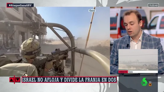 ARV Yago Rodríguez analiza la estrategia de Israel en Gaza: "Se va a aislar completamente el campo de batalla" ARV Yago Rodríguez analiza la estrategia de Israel en Gaza: "Se va a aislar completamente el campo de batalla"